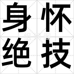 身怀绝技