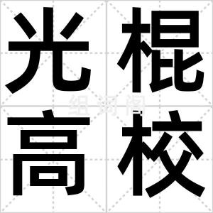 光棍高校榜