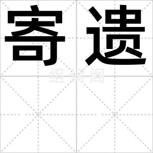 寄遗