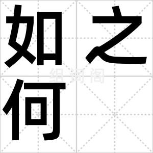 如之何