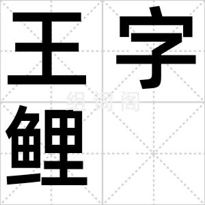 王字鲤