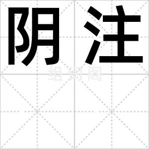 阴注