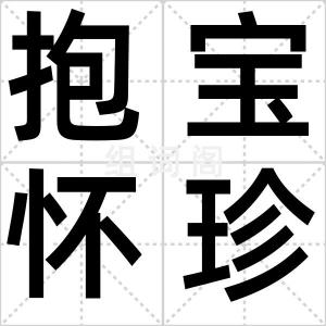 抱宝怀珍