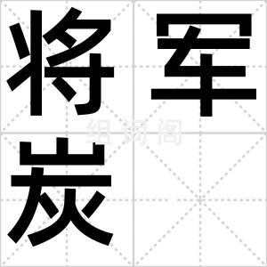 将军炭
