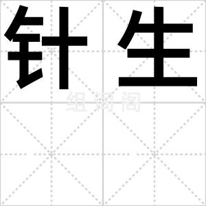 针生