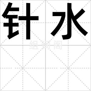 针水