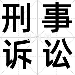 刑事诉讼法