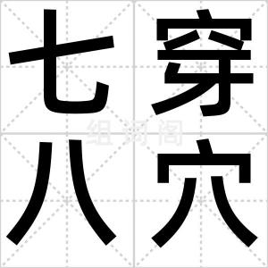 七穿八穴