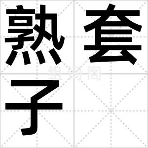 熟套子