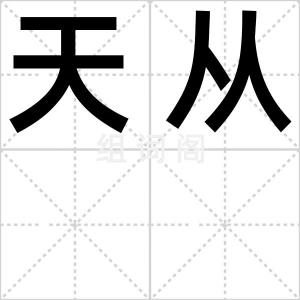 天从