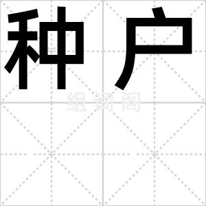 种户