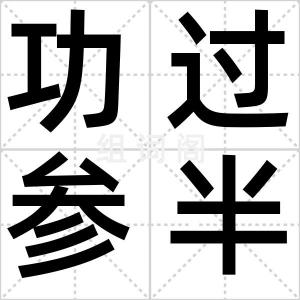 功过参半