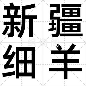 新疆细羊毛
