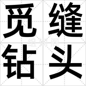 觅缝钻头