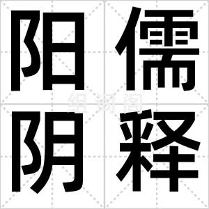 阳儒阴释