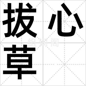 拔心草