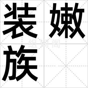 装嫩族