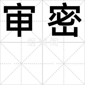 审密