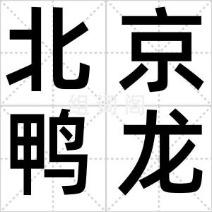 北京鸭龙