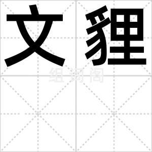文貍