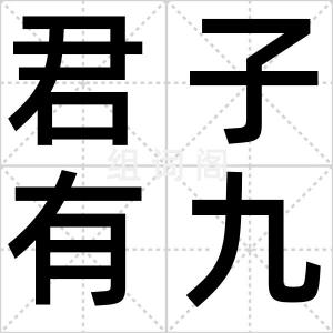 君子有九思