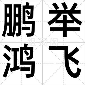 鹏举鸿飞