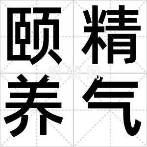 颐精养气