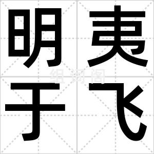 明夷于飞