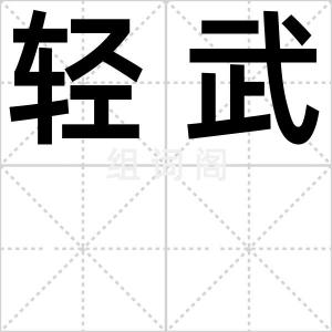 轻武