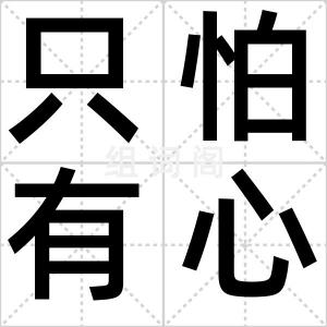 只怕有心人