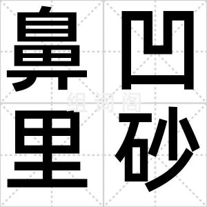 鼻凹里砂糖