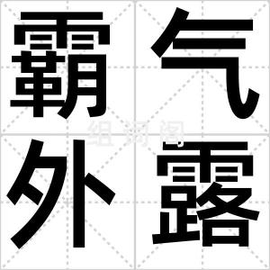 霸气外露