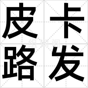 皮卡路发型