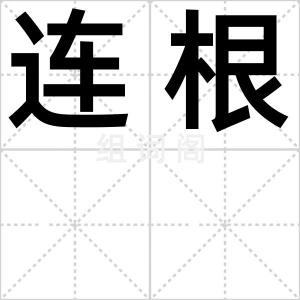 连根