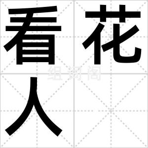 看花人