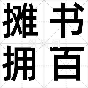 摊书拥百城