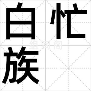 白忙族