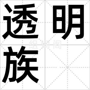 透明族