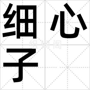 细心子