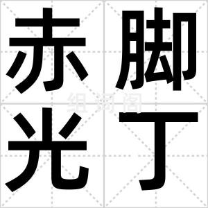 赤脚光丁