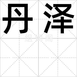 丹泽