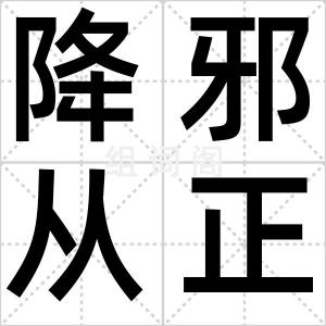 降邪从正