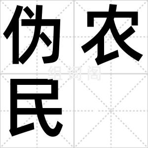 伪农民