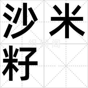沙米籽