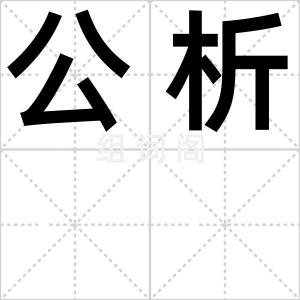 公析
