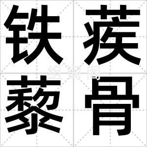 铁蒺藜骨朶