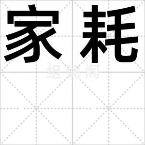 家耗