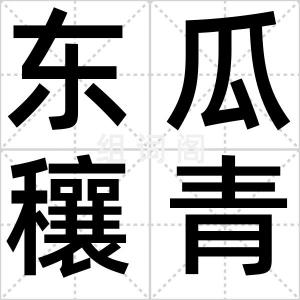 东瓜穰青花