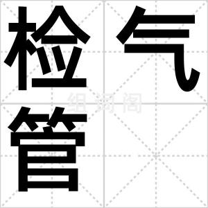检气管
