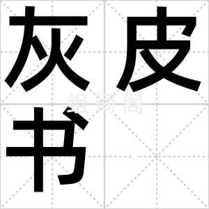 灰皮书